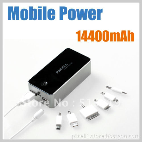 14400mAh Portable Power Bank for Mobile Phone, MP3, MP4, Digital Camera, iPad and iPhone (PK-H9150)